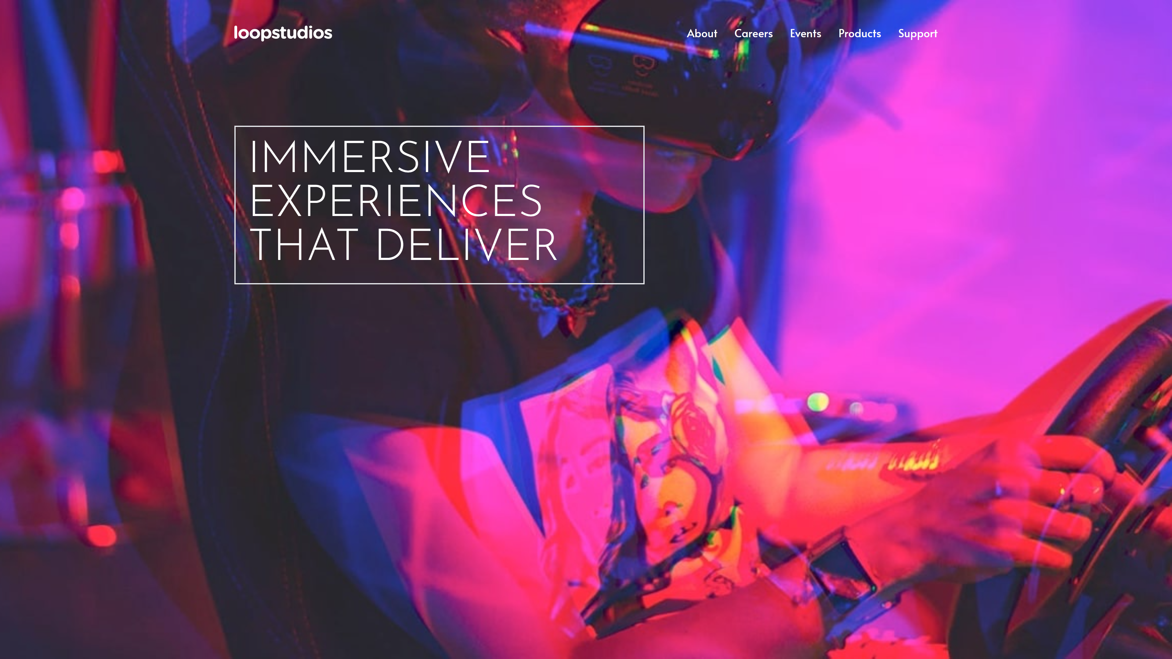 Loopstudios Landing Page